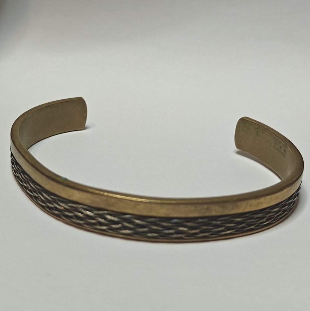 Vintage Magnetic Copper Cuff Bracelet Unisex